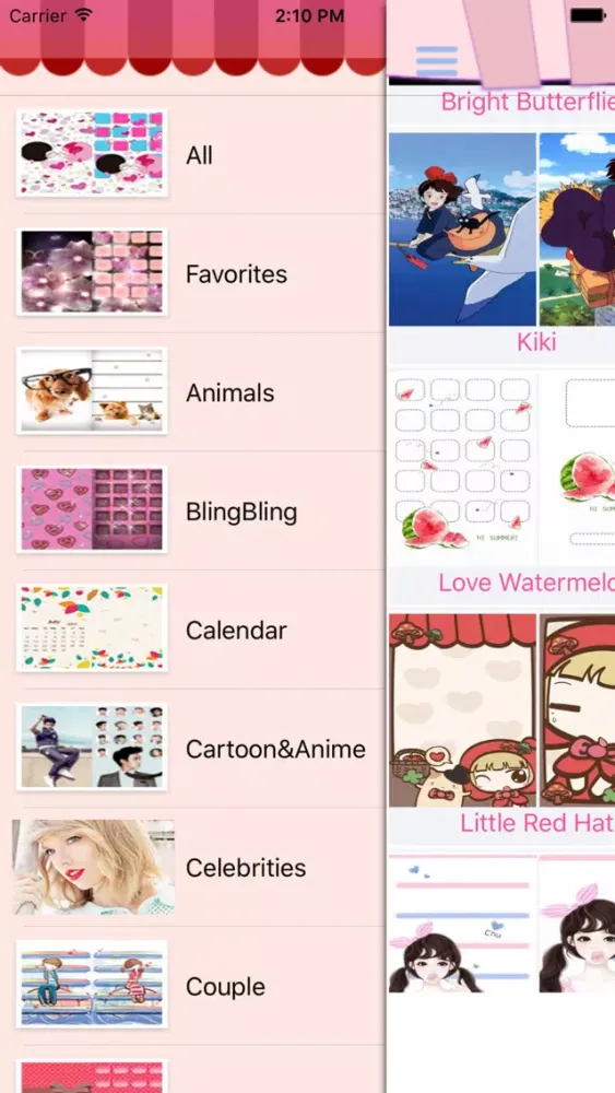 Cute Theme - Wallpapers & Backgrounds應用截圖