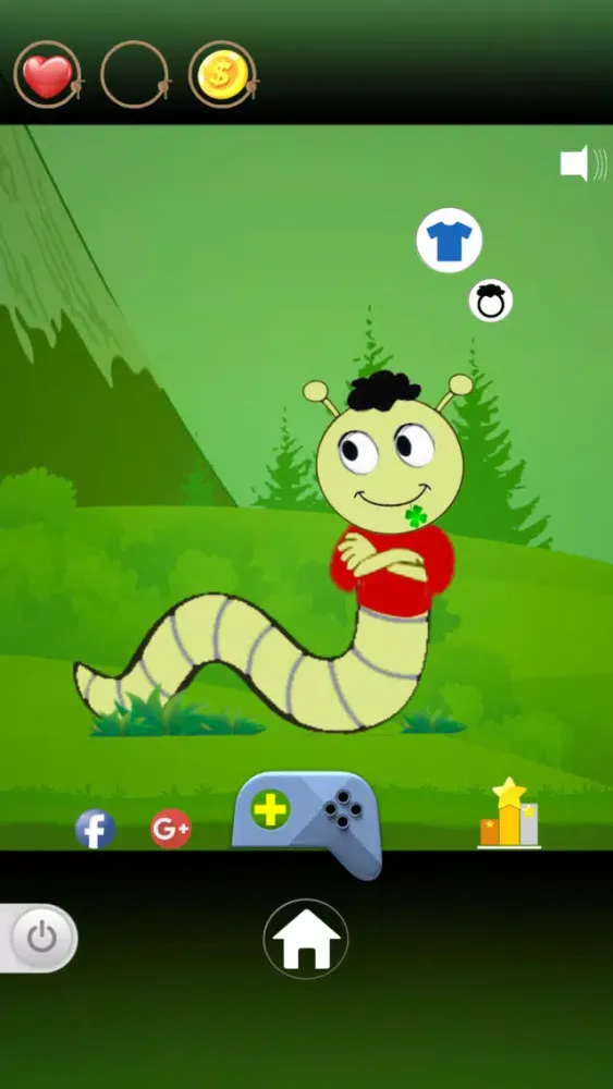 Tangkapan skrin worm BOY