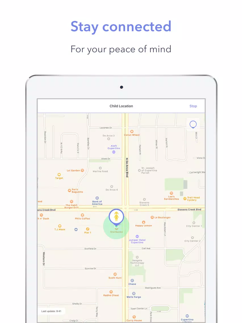 Tangkapan layar Tracking X: Baby Location iPad 