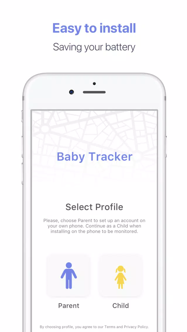 Tangkapan layar Tracking X: Baby Location