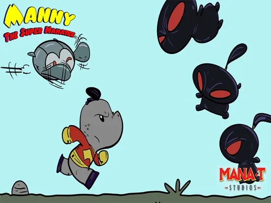 Ảnh chụp màn hình của Manny The Super Manatee iPad 