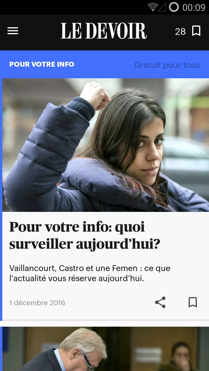 Le Devoir mobile的應用截圖1
