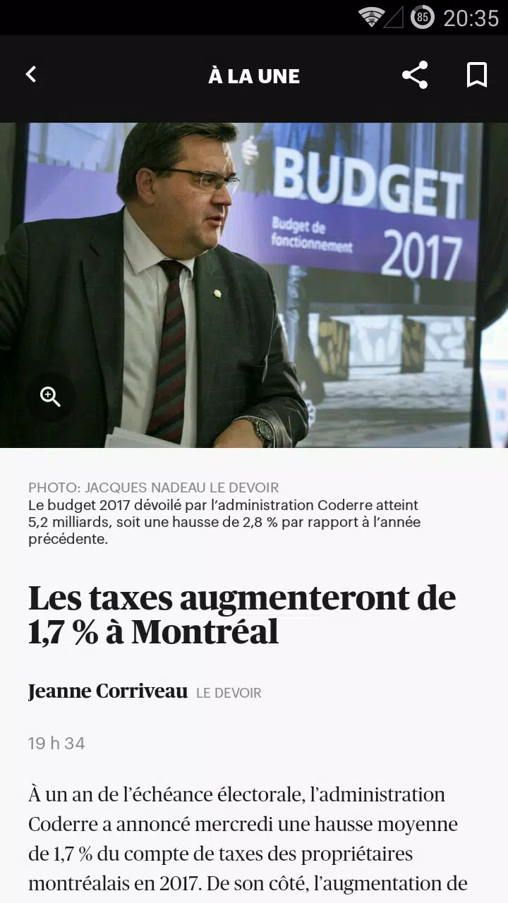 Le Devoir mobile的應用截圖2