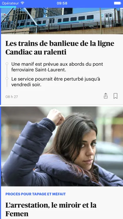 Screenshot di Le Devoir Mobile