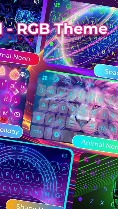 LED Keyboard - RGB Theme سکرین شاٹس