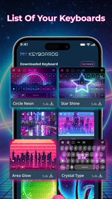 LED Keyboard - RGB Theme سکرین شاٹس