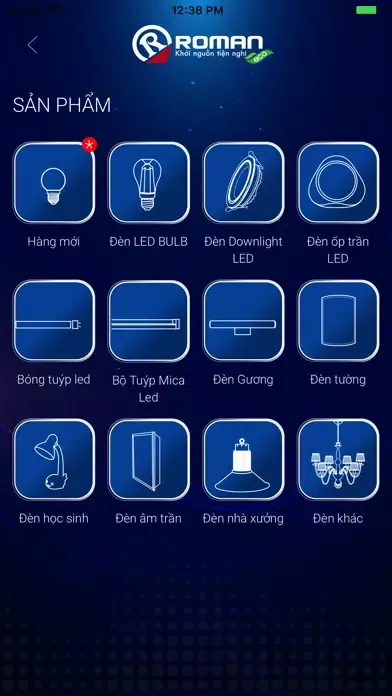 ภาพหน้าจอของ LED ROMAN