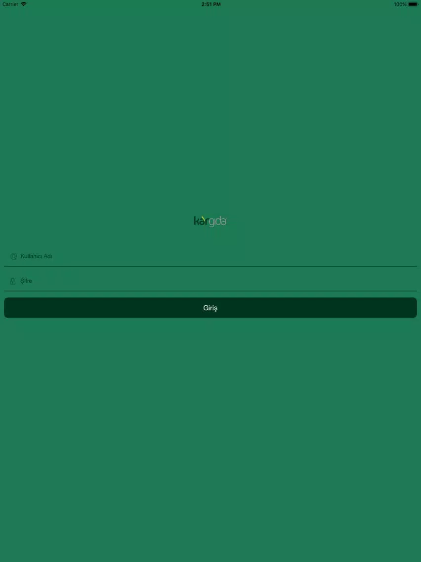 Kar Gıda iPad  Ekran Görüntüleri