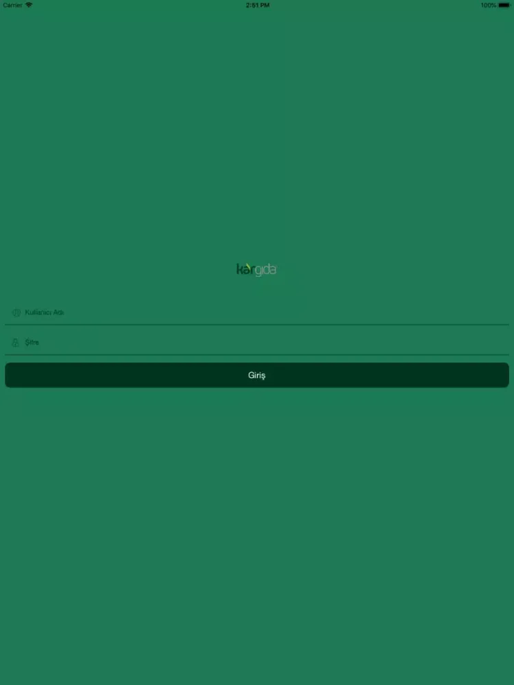 Kar Gıda iPad 应用截图
