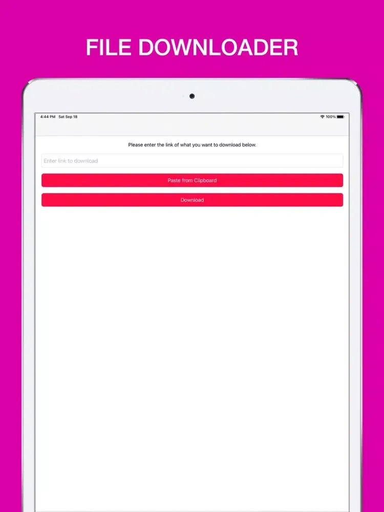 iTransmission - Offline Files iPad 應用截圖