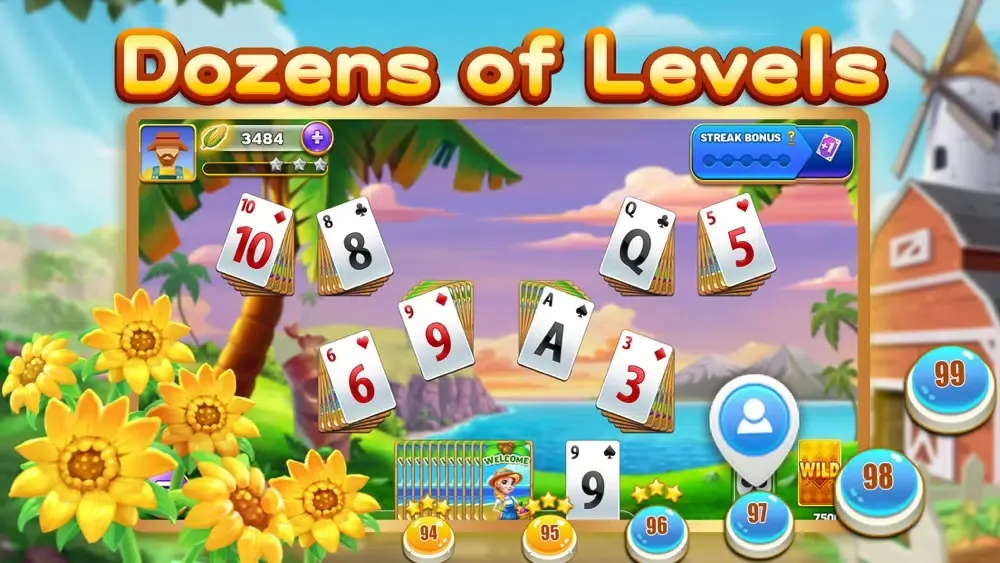 Tangkapan layar Harvest Solitaire