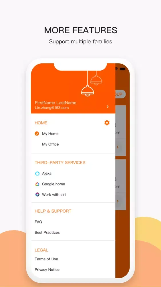 Zrzuty ekranu LEDVANCE APM SMART+ Wi-Fi