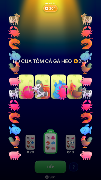 Bò Cua Tôm Cá - Game Tết 2024 Ekran Görüntüleri