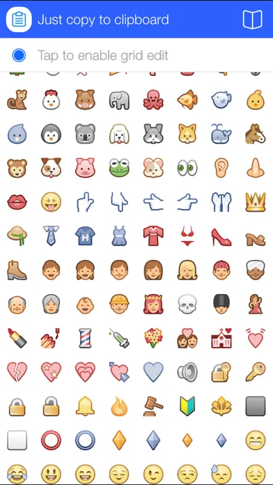 Captures d'écran de Emoji for Facebook - Secret emoji art design