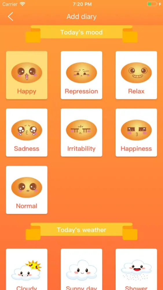 Good mood - Good diary Screenshots