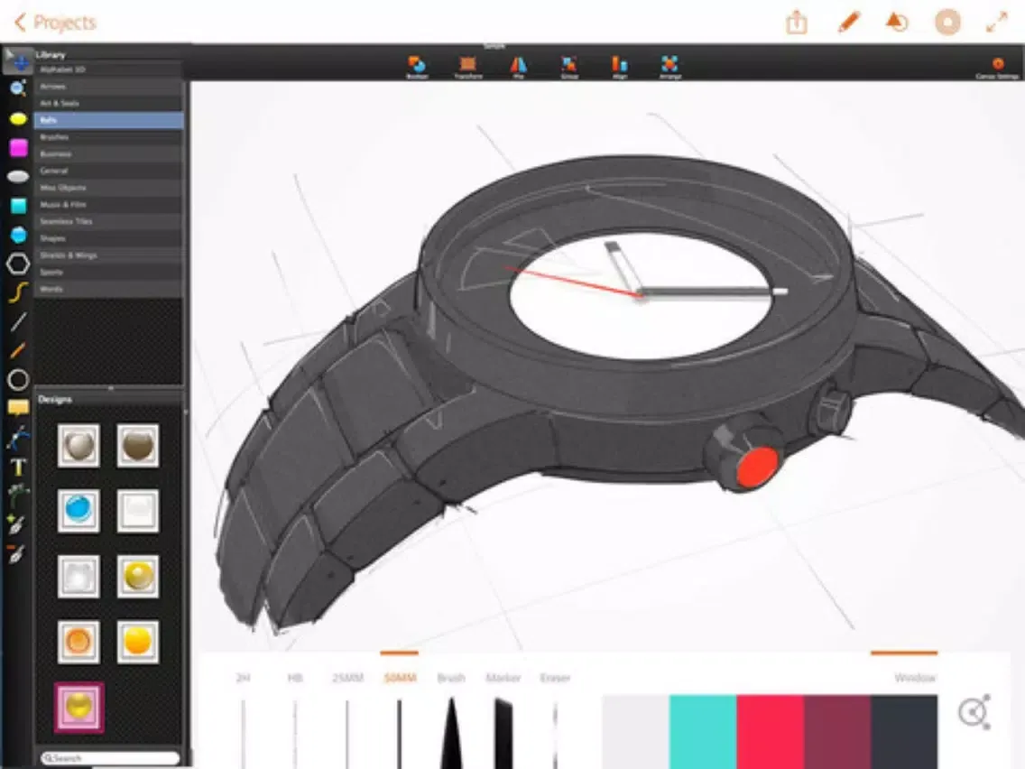 Graphic Design : CAD Architecture & Illustration iPad  Screenshots