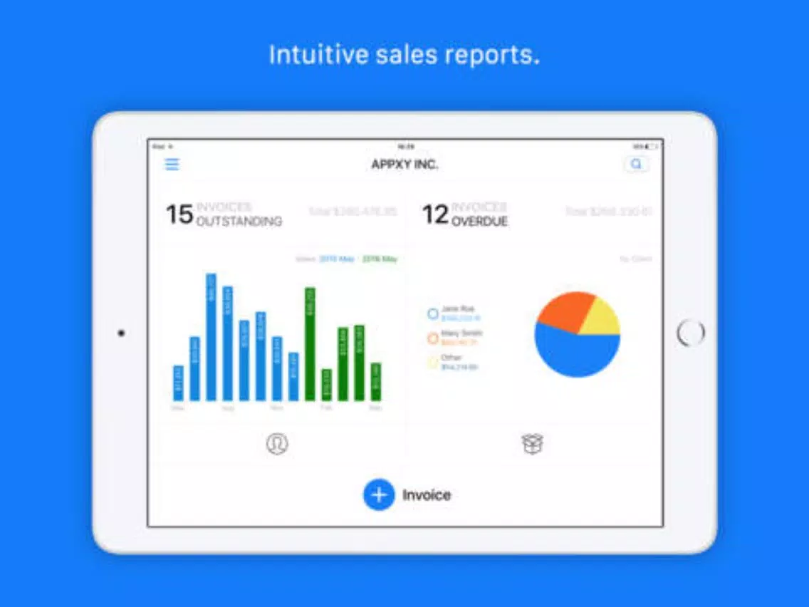 Invoice Go Pro - Invoice Maker & Estimate. Templates Bill on the go iPad 应用截图