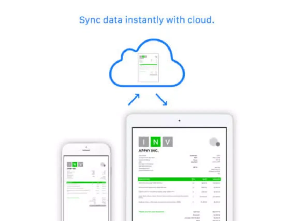 Invoice Go Pro - Invoice Maker & Estimate. Templates Bill on the go iPad  スクリーンショット