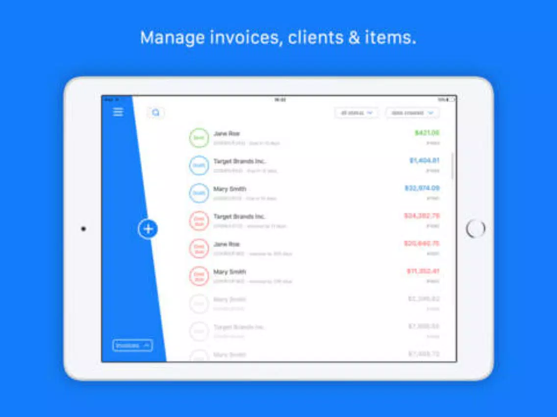 Invoice Go Pro - Invoice Maker & Estimate. Templates Bill on the go iPad 应用截图