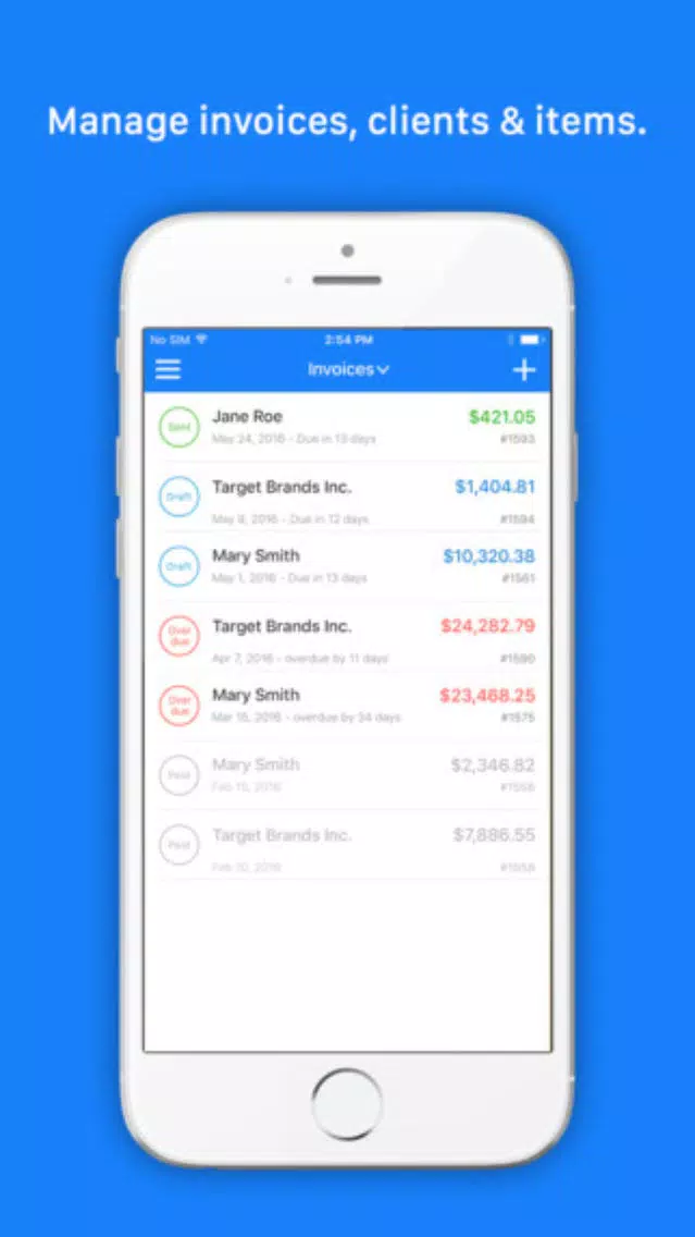 Invoice Go Pro - Invoice Maker & Estimate. Templates Bill on the go应用截图