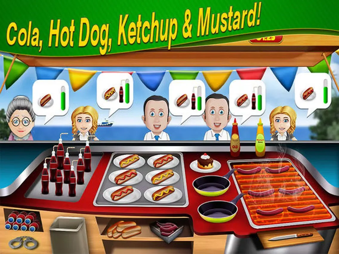 Burger Chef Mania - Crazy Cooking Restaurant Story iPad 应用截图