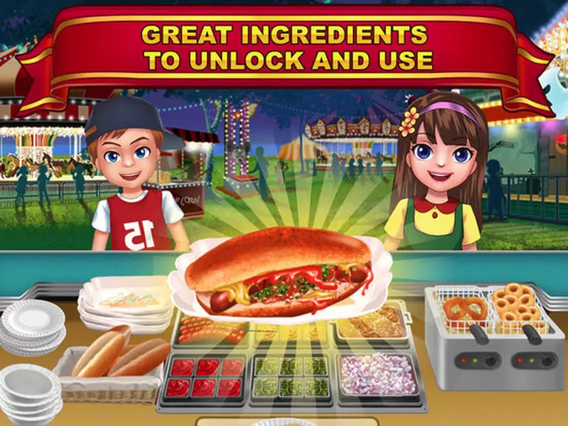 Burger Chef Mania - Crazy Cooking Restaurant Story iPad 应用截图