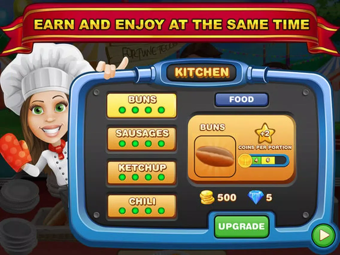 Burger Chef Mania - Crazy Cooking Restaurant Story iPad 应用截图