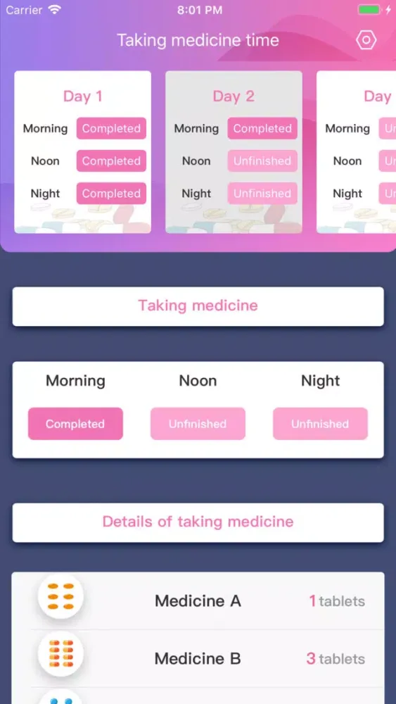 صور Taking medicine time-My record