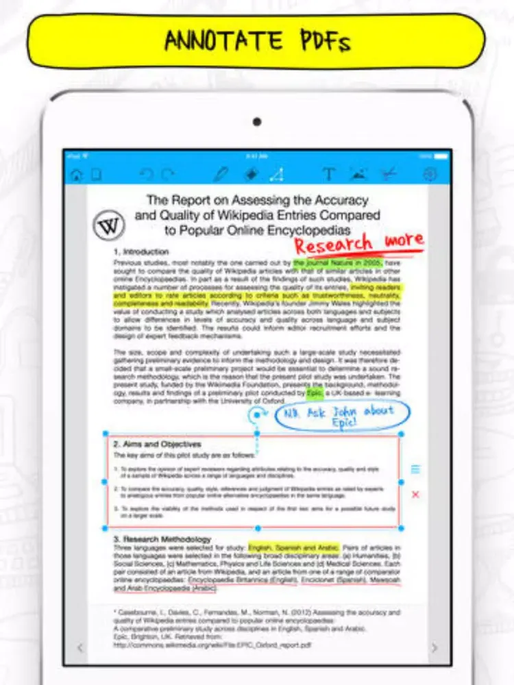 Notepad Pro - Annotate PDFs, Notes Taker iPad  Screenshots