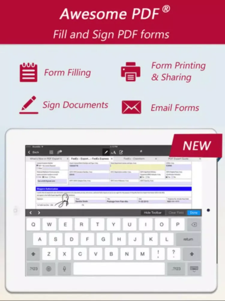 Capturas de tela do PDF Editor Pro - for Annotate Adobe Acrobat PDFs Fill Forms& Sign Documents iPad 