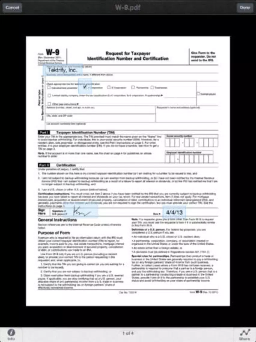 Tangkapan skrin PDF Sign - Signature Annotate iPad 