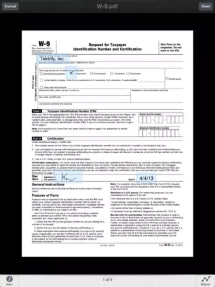 Tangkapan skrin PDF Sign - Signature Annotate iPad 