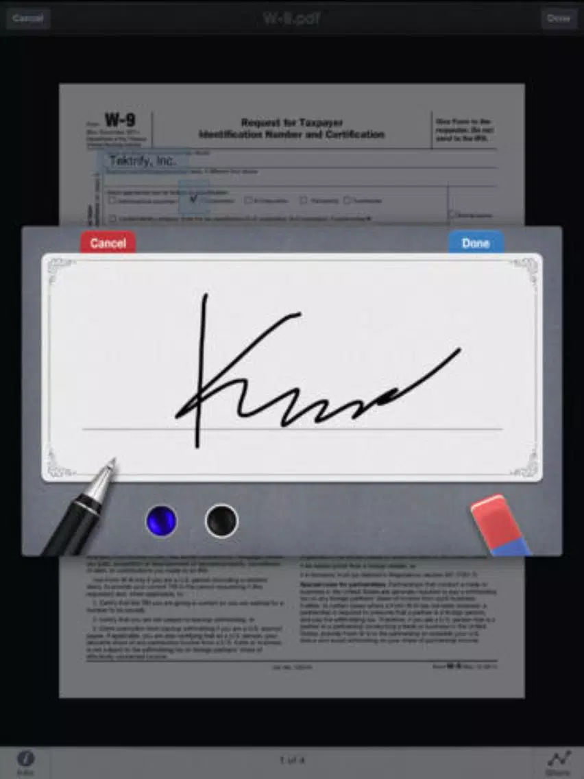 Tangkapan skrin PDF Sign - Signature Annotate iPad 