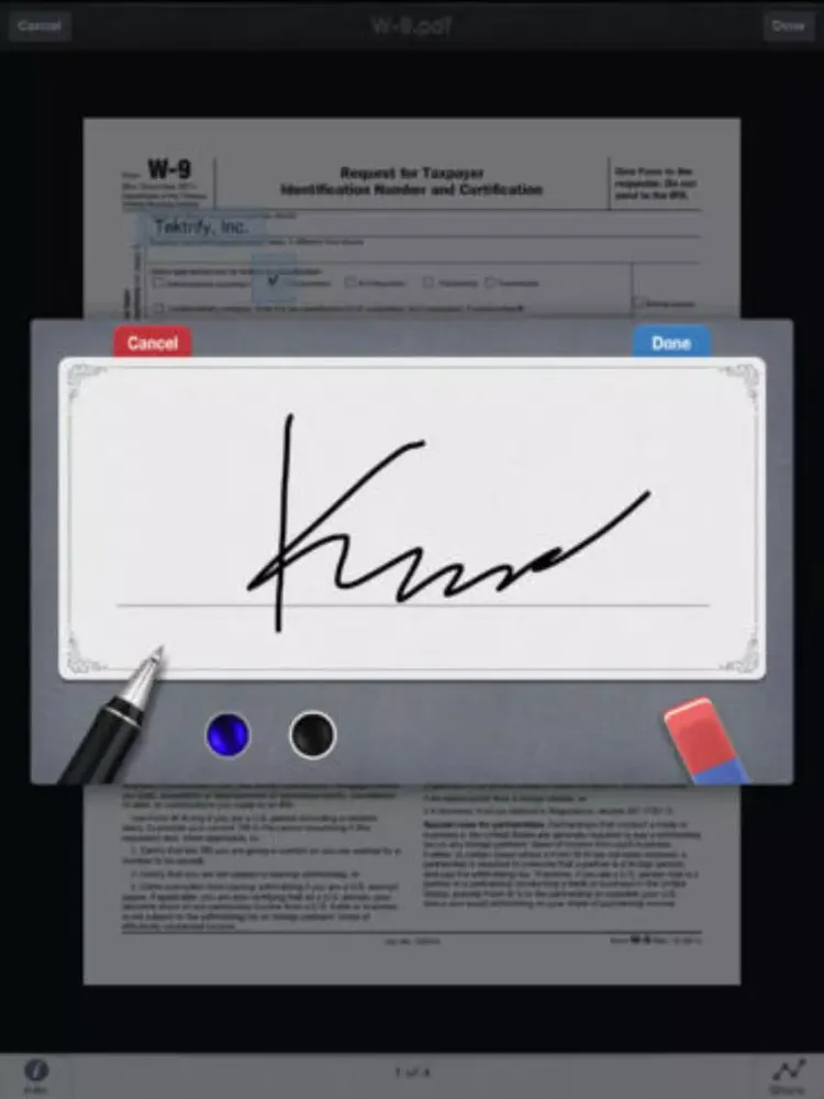 Tangkapan skrin PDF Sign - Signature Annotate iPad 
