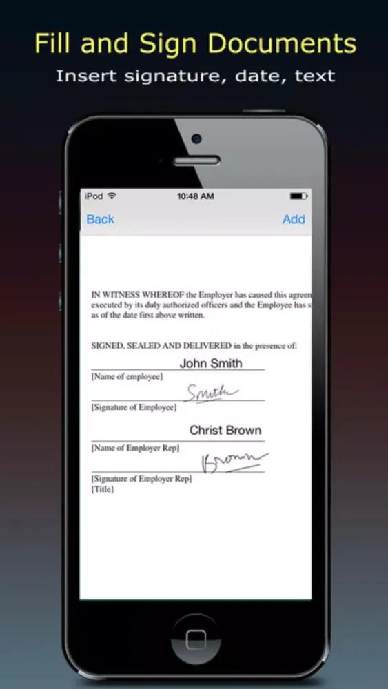 Tangkapan skrin PDF Sign - Signature Annotate
