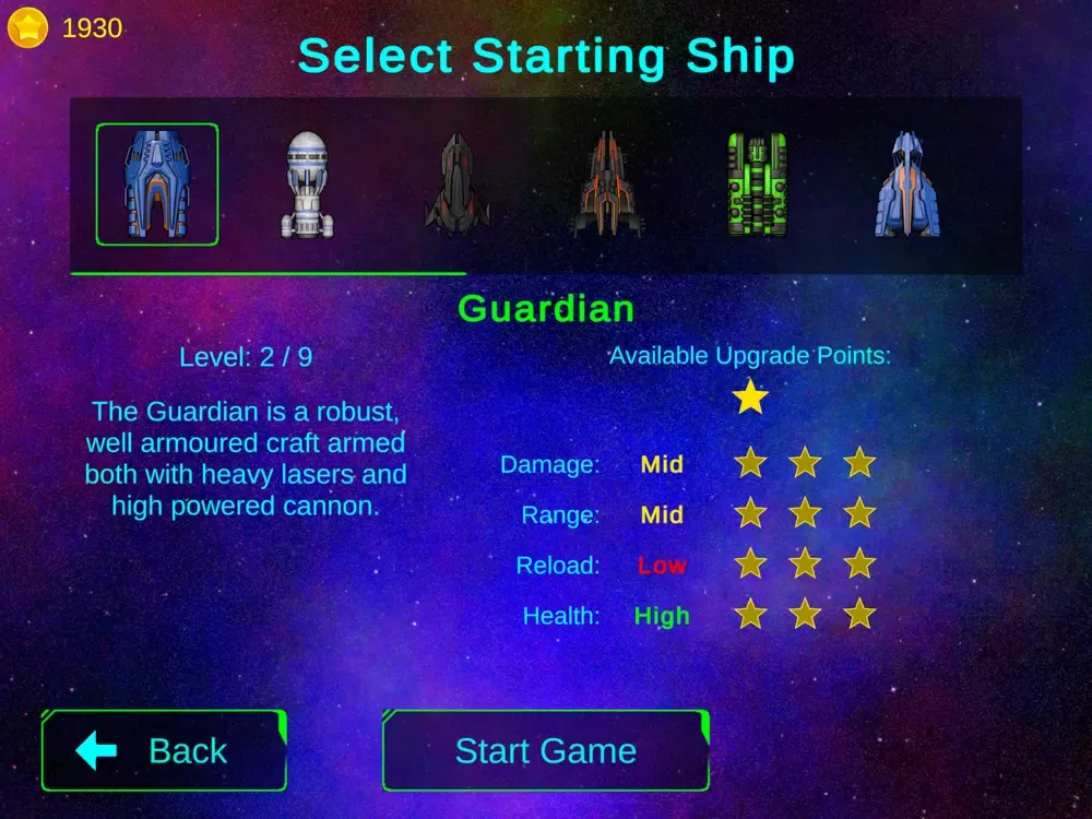 Ảnh chụp màn hình của Stellar Arena iPad 