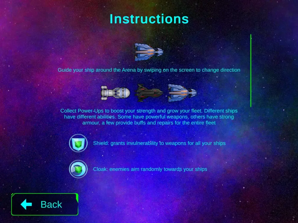 Ảnh chụp màn hình của Stellar Arena iPad 