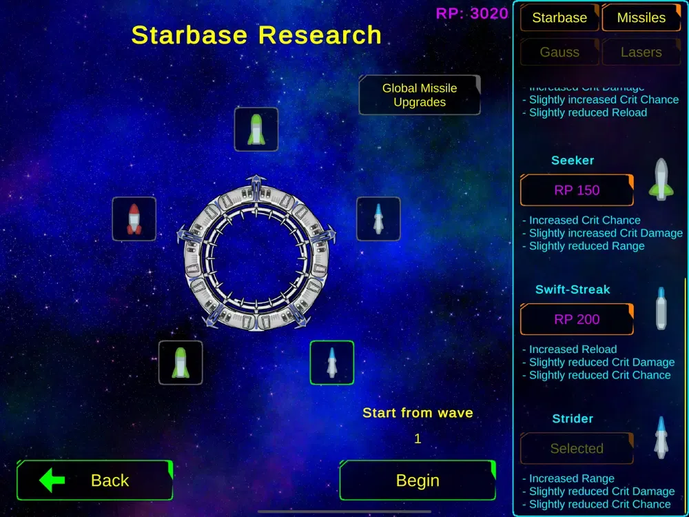 Stellar Starbase Defence iPad  スクリーンショット