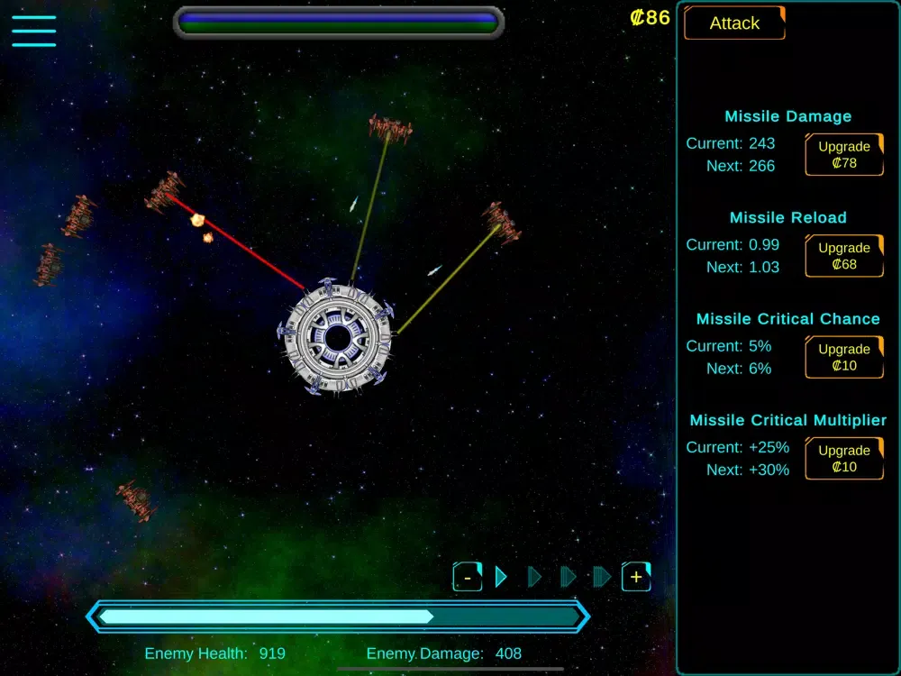 Stellar Starbase Defence iPad  スクリーンショット