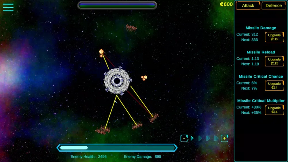 Stellar Starbase Defence スクリーンショット