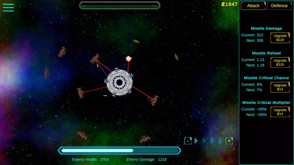 Stellar Starbase Defence スクリーンショット