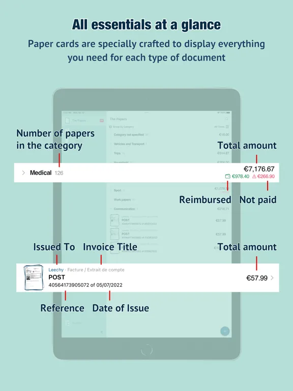 ภาพหน้าจอของ The Papers: documents manager iPad 