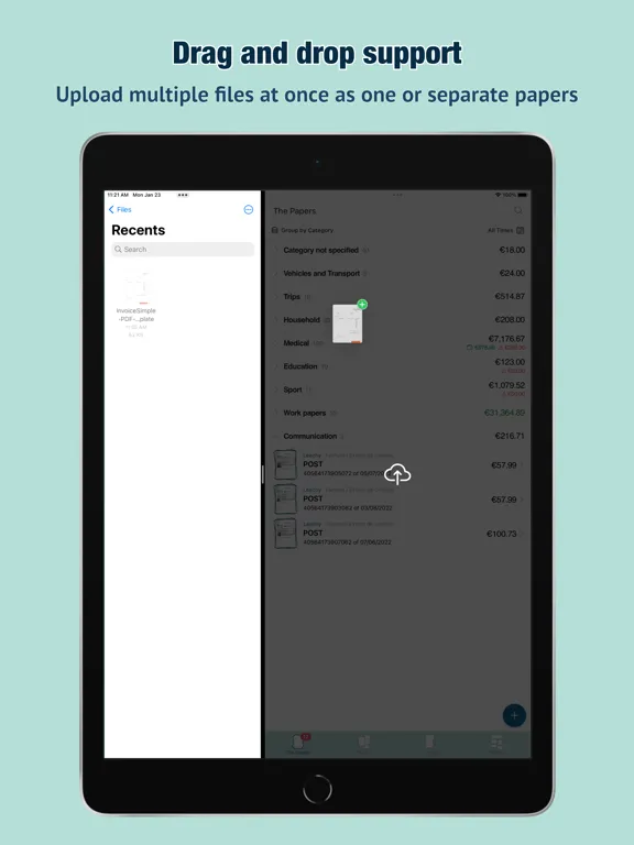 ภาพหน้าจอของ The Papers: documents manager iPad 