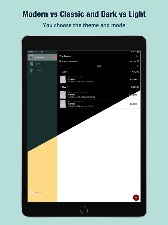 ภาพหน้าจอของ The Papers: documents manager iPad 