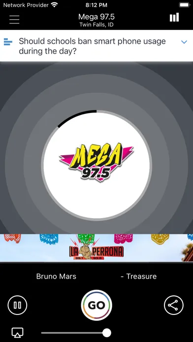 Ảnh chụp màn hình của Mega 97.5