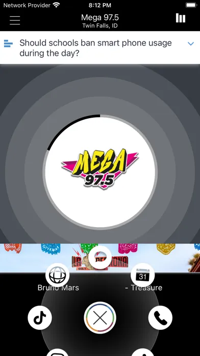 Ảnh chụp màn hình của Mega 97.5