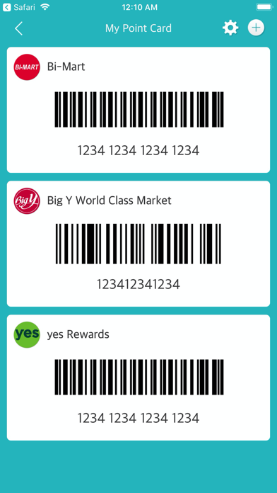 Membership widget应用截图