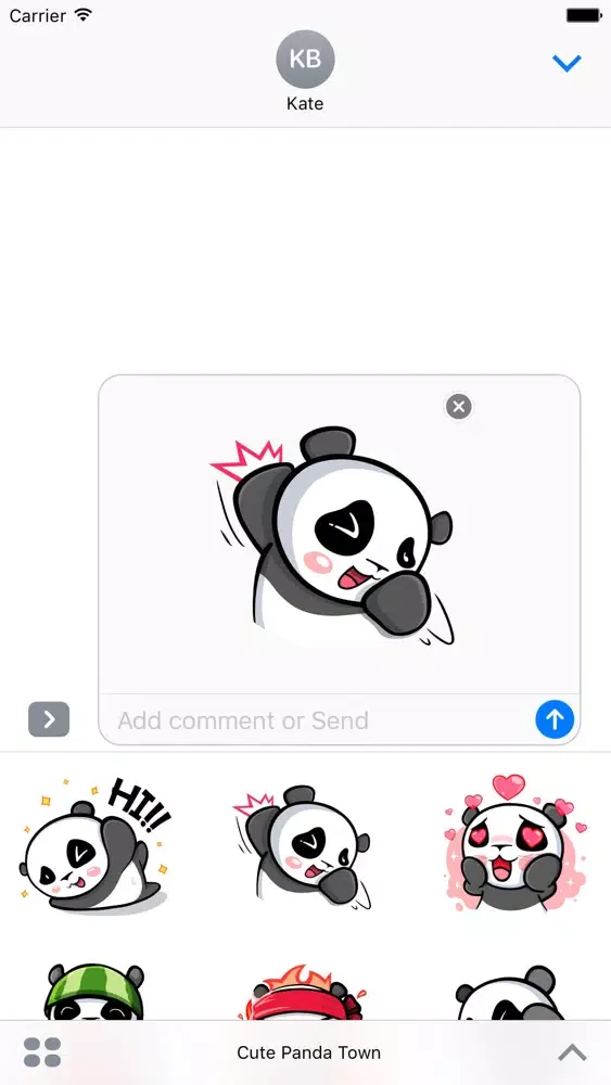 The CHiCHi Panda Sticker Pack by Cute Panda Town Screenshots