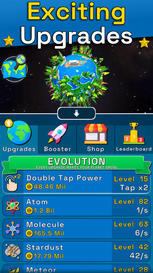 Planet Evolution: Idle Clicker-screenshot-3