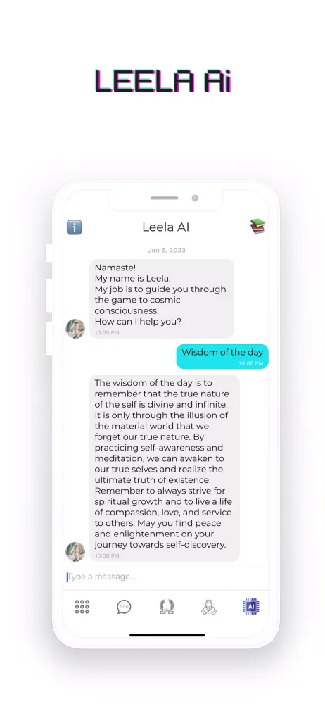 Capturas de tela do Leela Chakra AI